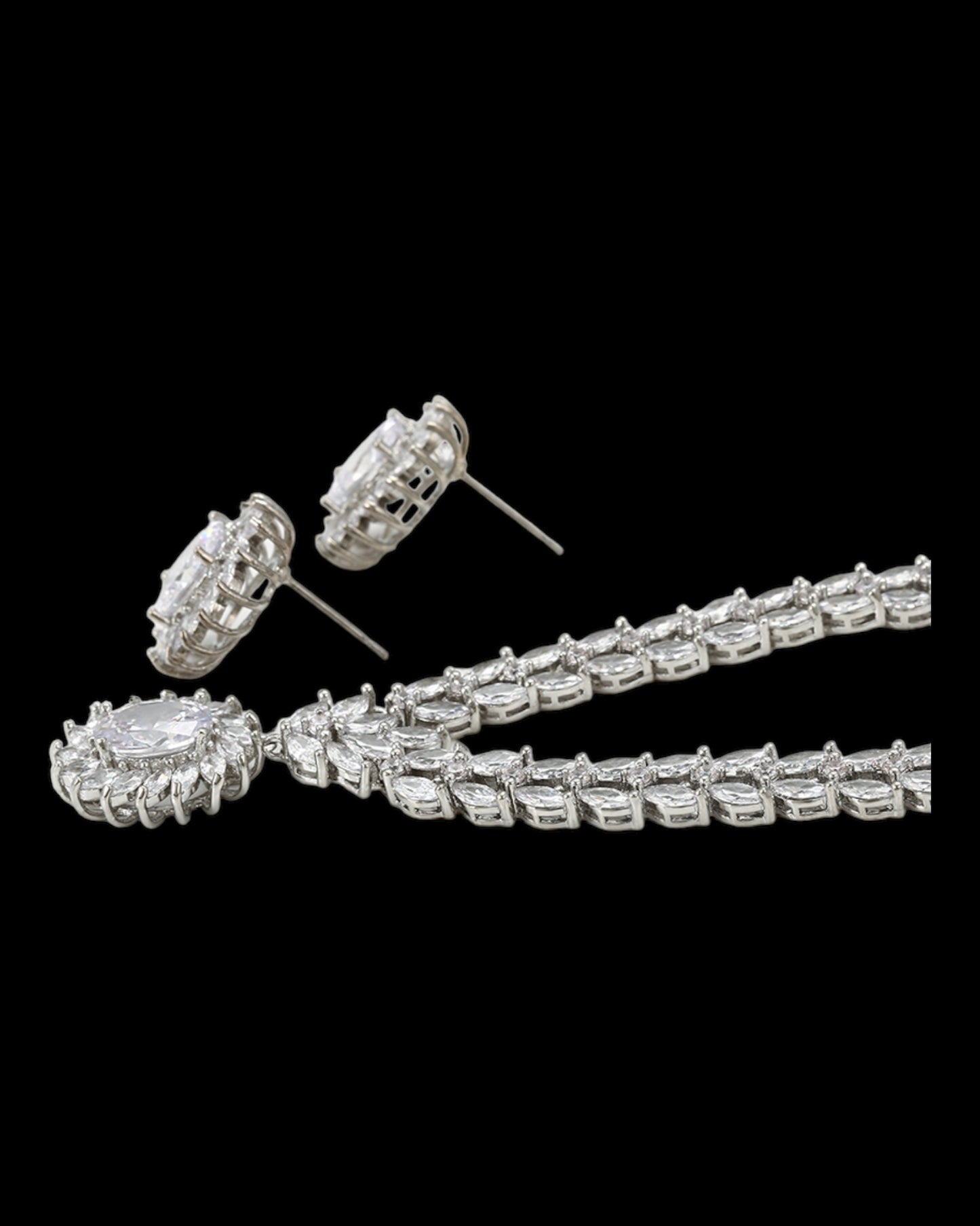 parure pierres argent YSset-457