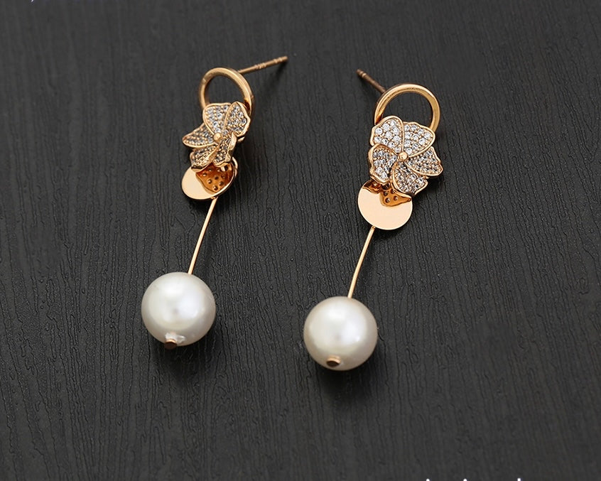 Boucles d’oreilles perles pendantes