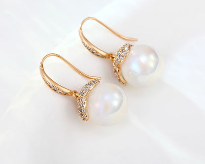 Boucles d’oreilles perles pendantes