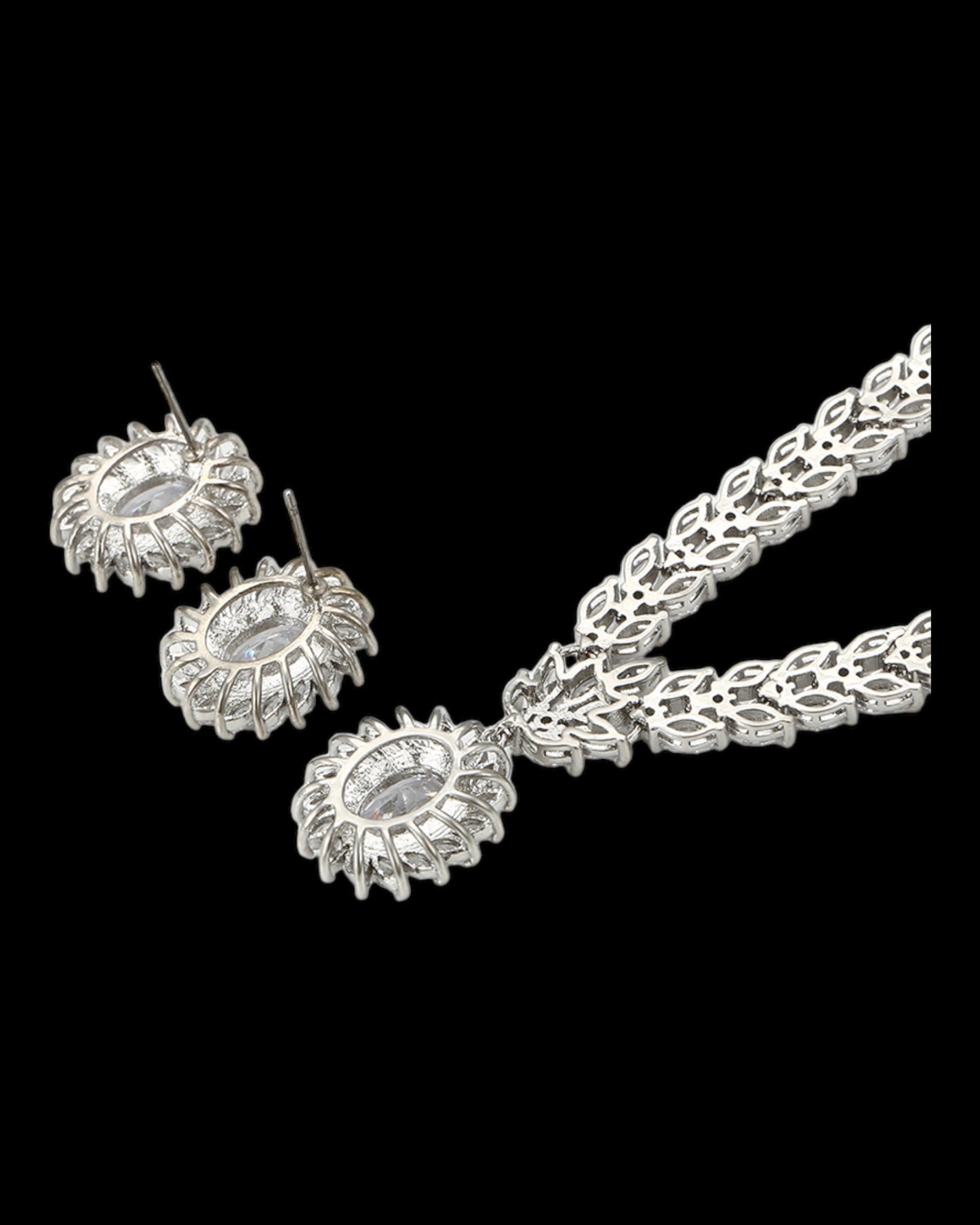 parure pierres argent YSset-457