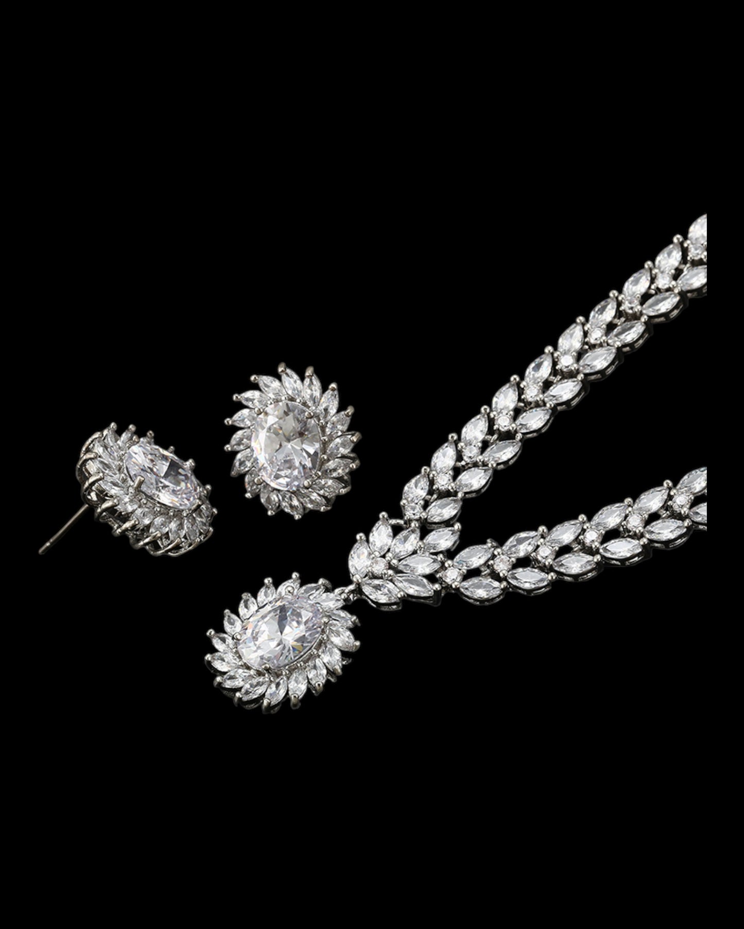 parure pierres argent YSset-457