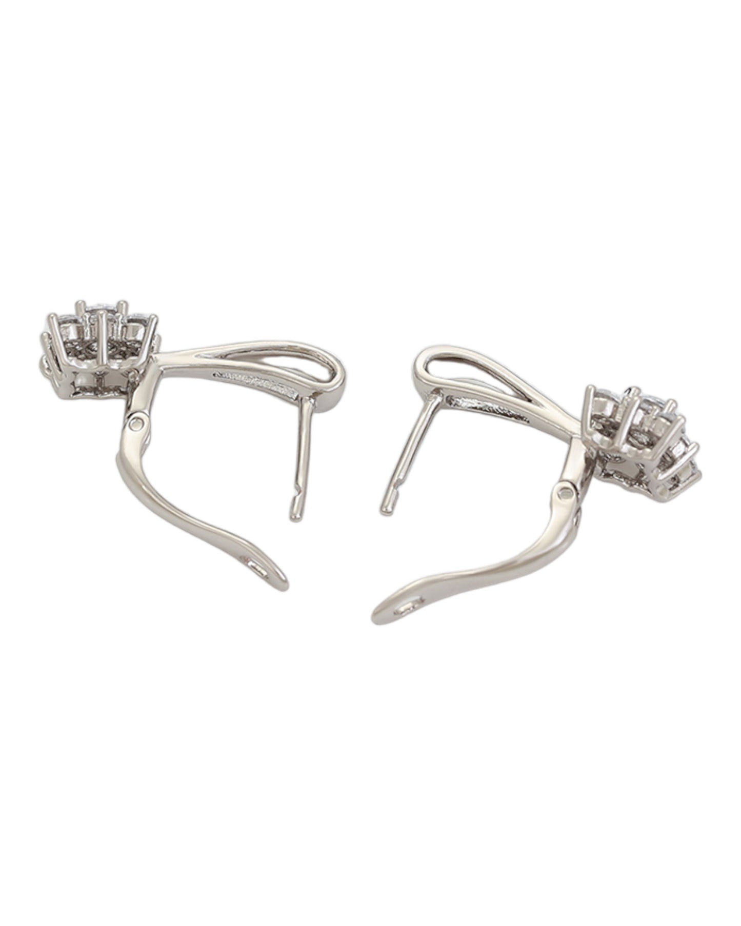 Boucles d’oreilles argentées