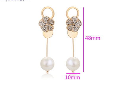 Boucles d’oreilles perles pendantes