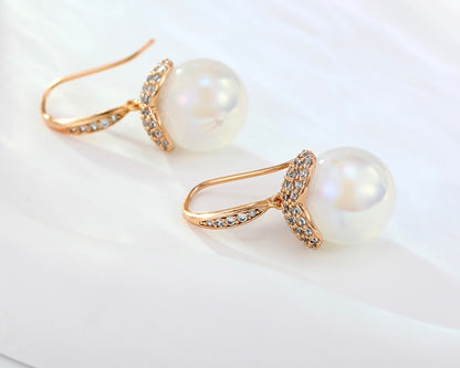 Boucles d’oreilles perles pendantes