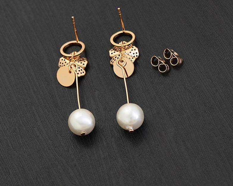 Boucles d’oreilles perles pendantes