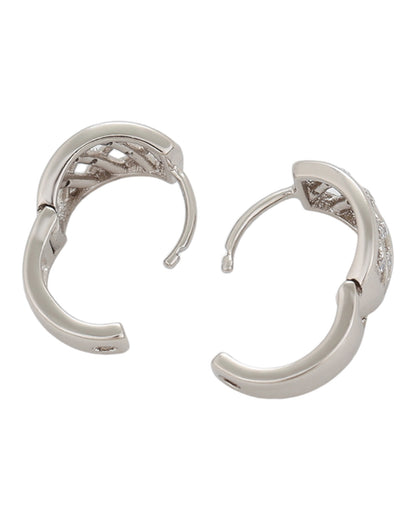 Boucles d’Oreilles Argentées anneaux